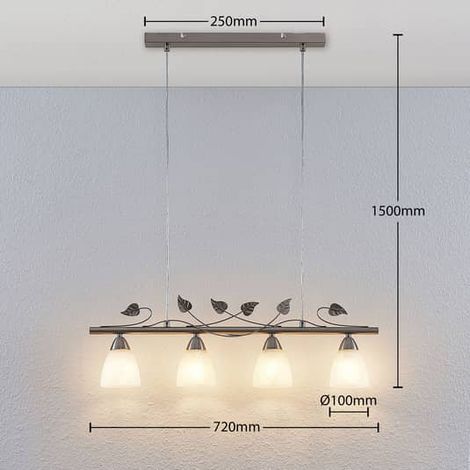 [NEUWERTIG] B-Ware Lindby Yannie Balkenpendelleuchte Deckenlampe Hängeleuchte Deckenlampe E14