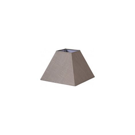 Piramide Paralume Tenorio E27 Grigio Lino 17dx8dx13h
