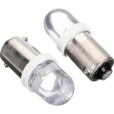 Lot de 10 ampoules blanches 12V pour tableau de bord de voiture, montage sur panneau, modification de lampe latérale. (1/5)