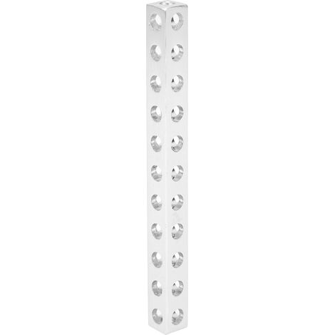 Poutre carrée en aluminium à 11 trous, pièces de rechange pour robots, référence 3106-0011-0088, 8 x 8 x 88 mm (1/4)
