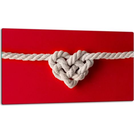 Tagliere della lastra di vetro 52x30 cuore (1/5)