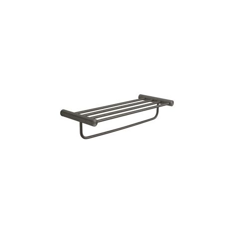 GEDY ANDE GUN METAL PORTASALVIETTE DOPPIO H 12,5 CM