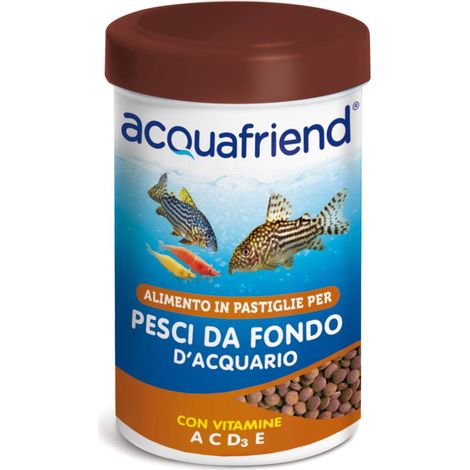 Mangime in pastiglie con vitamine per pesci da fondo di acquario 60 g