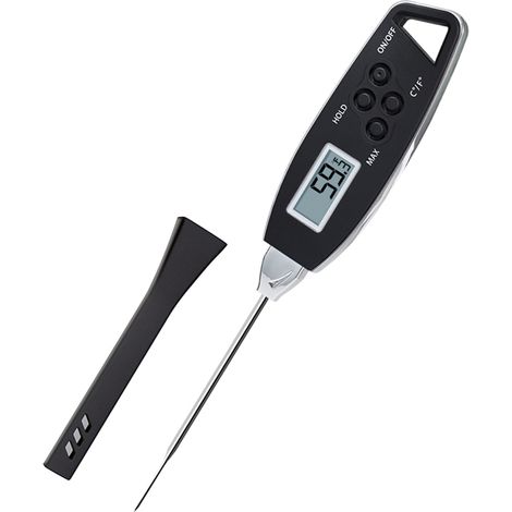 Thermomètre Culinaire Numérique à Lecture Instantanée avec Éclairage pour Barbecue, Grill, Fumoir et Four (1/5)
