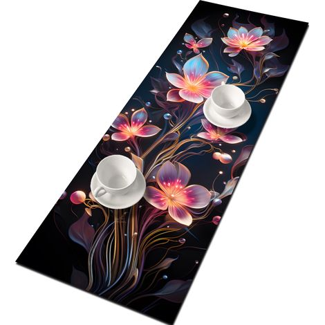 Runner da tavola Aurora 95×33 cm - feltro ecologico, protezione per il tavolo, motivo decorativo, Bertoni (1/4)