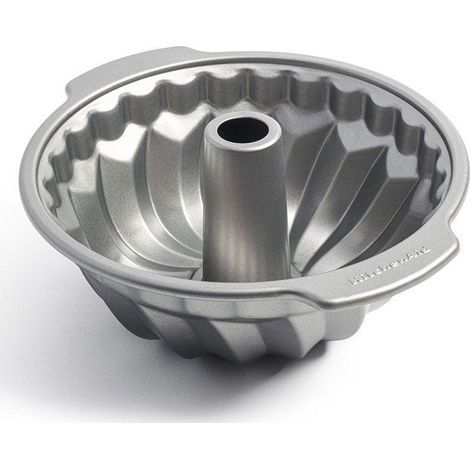 Tortiera per Kouglof KitchenAid Grigia 24 cm Antiaderente