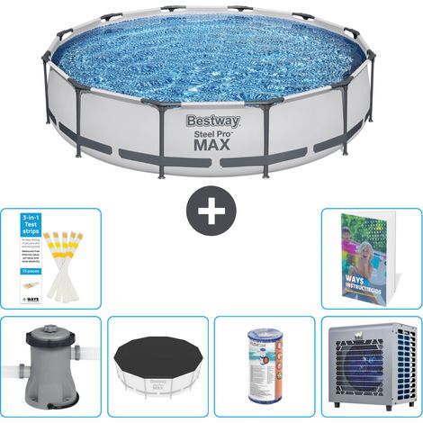 Bestway Piscina Bestway Steel Pro MAX Rotonda - 366x76 cm - 7-pezzi  S203 (1/5)