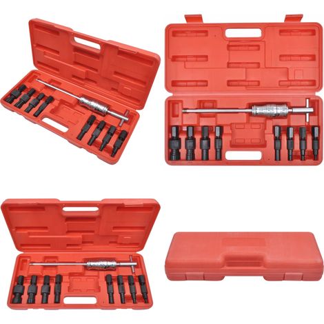 Ensemble d'outils d'extraction de palier à trou borgne 9 pcs - Outil Mécanique - Extracteur De Palier - Outil De Garage - Entretien Automobile - Réparation Voiture - Home & Living (1/5)