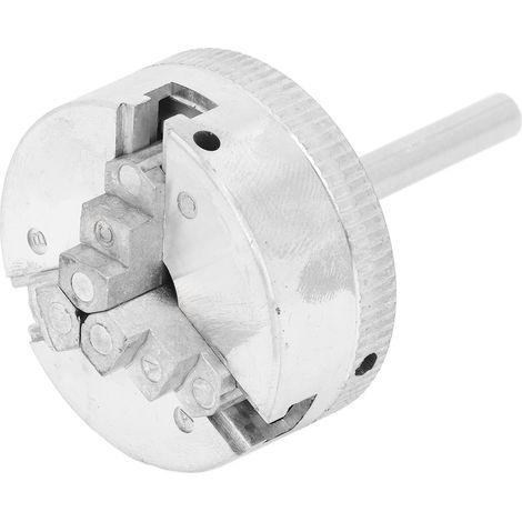 Mandrin 3 mors auto-centrant pour tour, plateau avec tige M12x1, serrage 10-35mm (1/5)