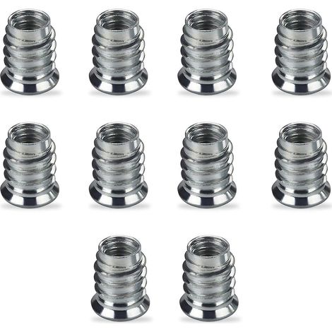 10 X Crous Visser M10 X 20 Mm Professionnels En Acier Zingu Avec Hexagone Interne Manchons Visser Insert Visser (1/3)