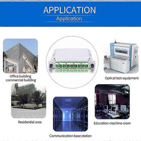 Sc Plc 1x8 Splitter Fiber Optical Box Ftth Plc Splitter Box mit 1x8 Planar Waveguide Type Optical (1/5)