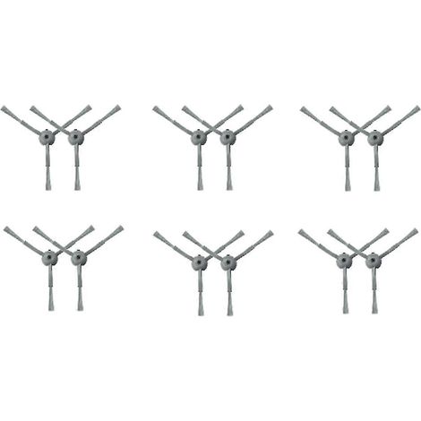 Lot de 12 brosses latérales de rechange pour nettoyeur haute pression Clean L50/L50/L60/G50 (voir photo SZRH AM). (1/4)