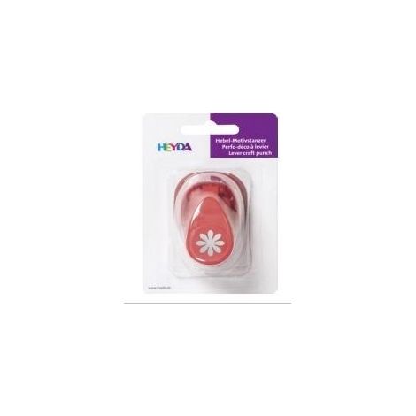 Perforadora decorativa mediana de 17 mm con forma de margarita