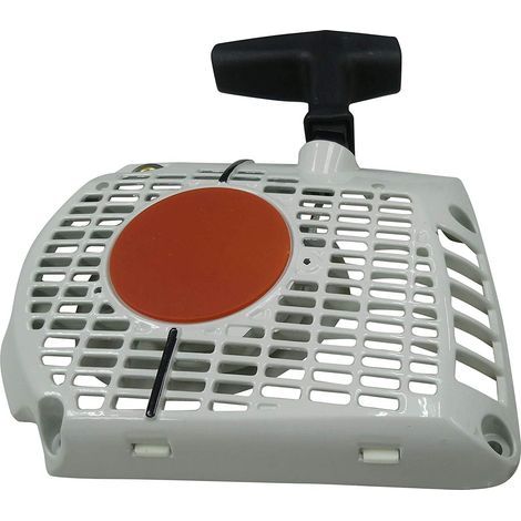 Démarreur de tronçonneuse à enrouleur - Assemblage de démarrage à tirette compatible avec Stihl MS341 MS361 OEM 11350802102 1135-080-2102 Quincaillerie incluse (1/3)