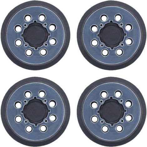 4 patins ponçage 125mm 8 trous - Compatible DeWalt DWE6423/DW420 - Remplacement direct - RSP54 équivalent