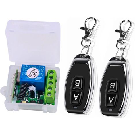 Télécommande Sans Fil 433 Mhz - Récepteur Émetteur 1 Canal 12 V Cc - Pour Domotique Maison Connectée - 1 Pièce (1/5)