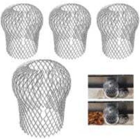 Lot de 4, filtres de gouttière extensibles en aluminium pour éviter le blocage des feuilles et des débris (1/5)