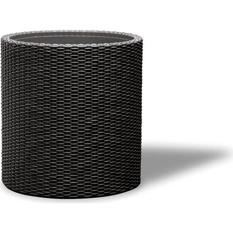 MACETA CILINDRO DONICA KETER M, 18L - GRAFITO - KT 66 9423
