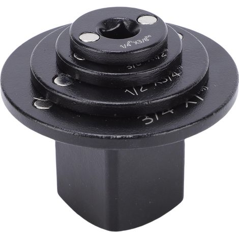 Lot de 4 adaptateurs de douille à choc plats 3/4 vers 1po 1/2 vers 3/4po 1/2 vers 3/8po 1/4 vers 3/8po aimantés compacts pour clé à rochet (1/5)