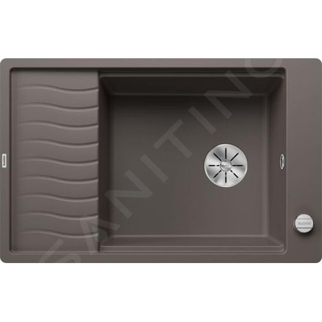 Blanco Elon XL 6 - Évier en silgranit, 770x490 mm, avec commande de vidage et accessoires, InFino, gris 527254 (1/4)