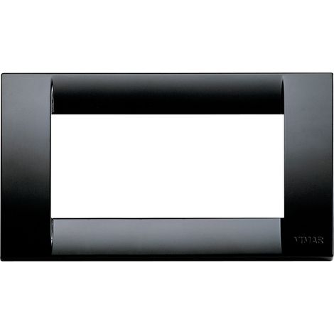 VIMAR - 16744.16 Plaque d'immatriculation classique 4M noire