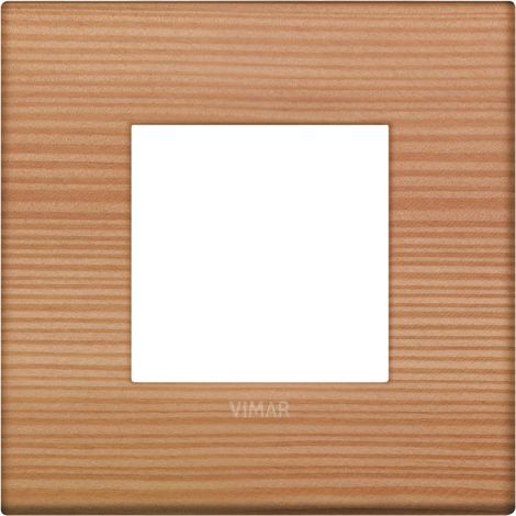 Placca Classic 2M larice scatola rotonda Vimar Arkè 19642.43