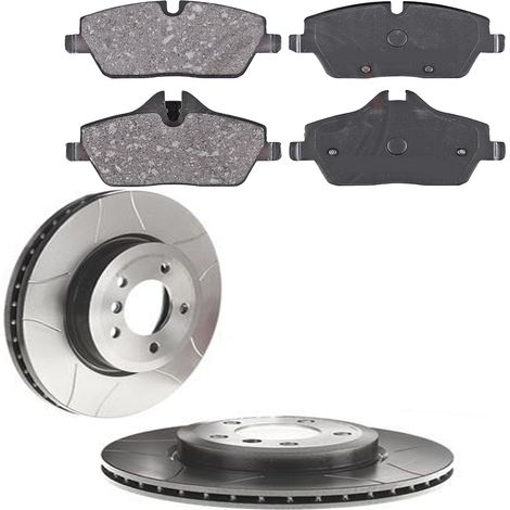 KIT FRENI ANTERIORI compatibile con BMW i3 (I01) - DISCHI + PASTIGLIE OEM: FDB5092 / A 00 519 / 18496 /SOSTITUZIONE DIRETTA/BASSA POLVERE/SILENZIOSO (1/5)