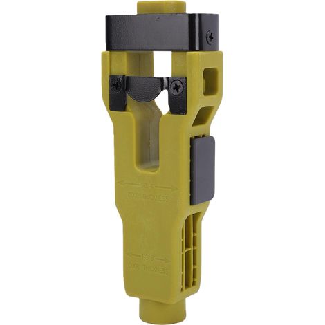 Outil de Loquet de Porte, Outil de Mortaise de Serrure de Porte à Poignée Ergonomique, de Mortaise de Loquet de Antidérapant, Tête de Guidage Précise pour l'installation de de de (1/4)
