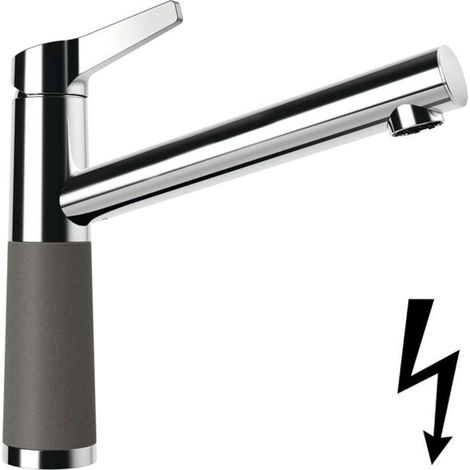 Schock Küchenarmatur SC-510 Chrom/Cristalite Niederdruck Asphalt (1/2)