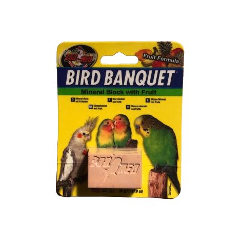 Bird Banquet Mineral Block Fruit 28gr: Bird Banquet Mineral Block Fruit