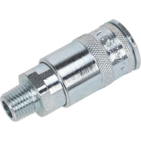 Sealey PCL Coupling Body Male 1/4""BSPT - Pack of 50 AC16BP
