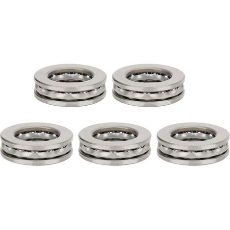 5 pièces 51104 butée à billes roulement à billes convexe piste avion roulement axial de haute précision simple défilement rondelle roulements à billes 20x35x10mm (1/5)