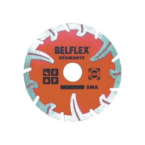 Disco SMA SEGMENTADO REFORZADO SMA 115X7,5X22 SEGMENTADO REFORZADO-MAT.ABRASIVOS