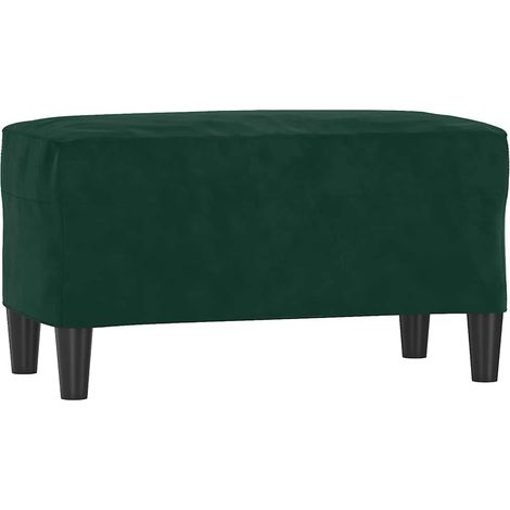 Banc d'entrée - Banc intérieur Vert foncé 70x35x41 cm Velours fr9462 - Maison La Vie (1/5)