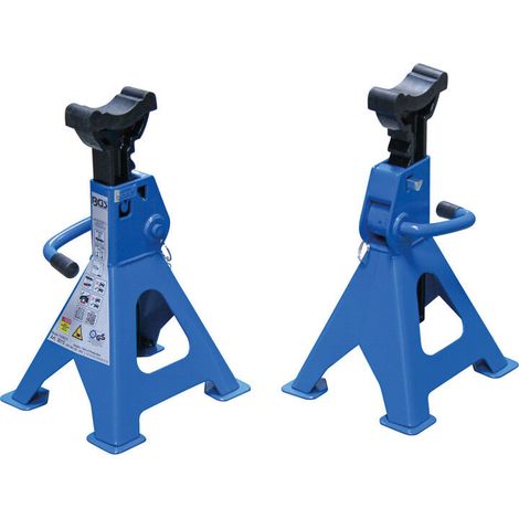 [GEBRAUCHT] B-Ware BGS Unterstellbock Traglast 3000 kg Paar 10-stufig höhenverstellbar schwarz (1/2)