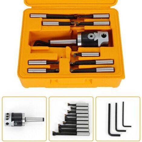 Crediri MK2 M10 CNC drill head Ø 50mm with boring bar housing for milling machine milling tool set (1/5)