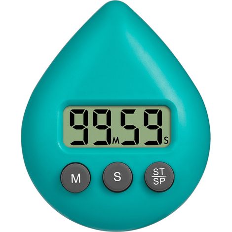 Minuteur de douche numérique étanche à économie d'énergie, cinq couleurs - Vert (1/5)