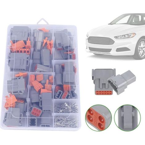 DTM connecteur connecteur 2-12 broches étanche automobile moto voiture connecteur 16pcs.Set