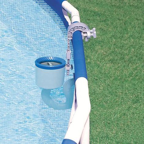 Automatisches, wandmontiertes Oberflächenskimmer- und Filterpumpen-Reinigungsgerät für Schwimmbecken, Sommer 2023 (1/5)