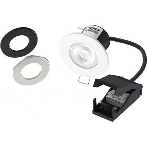 Spot encastrable intérieur 6W CCT3 – Dimmable 0-100% – Résistance au feu 90 min – IP65 – Aluminium – Pour espaces confinés – Bf Light (1/5)