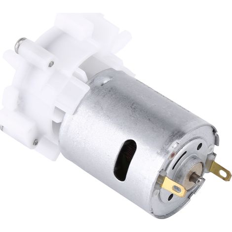 Mini pompe à engrenages auto-amorante DC 3-12V, outil de pompage d'eau d'aquarium avec moteur RS-360SH (1/5)