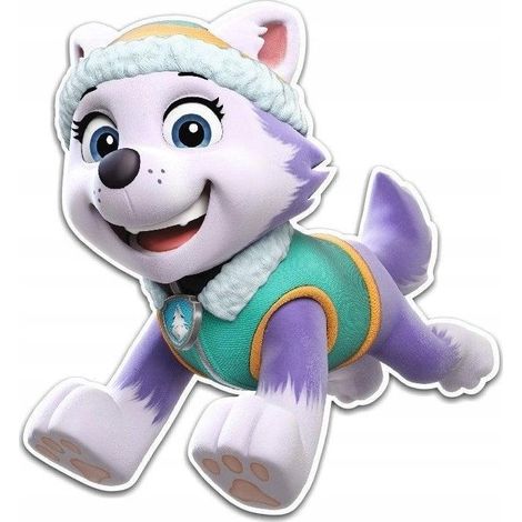 Nickelodeon Psi Patrol Everest Wanddekoration Gelb Orange