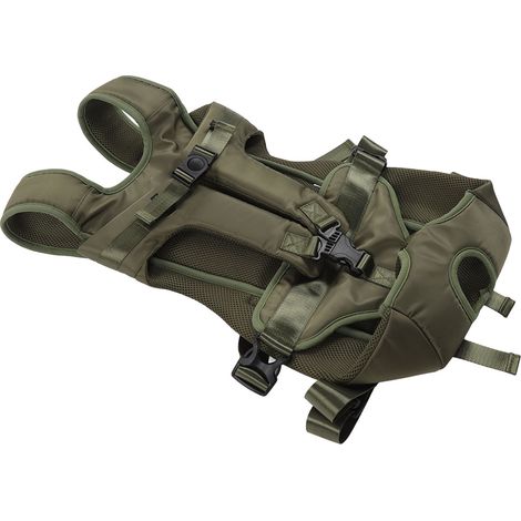 Sac à dos ventral pour chien, respirant, imperméable, sûr et réglable, idéal pour le vélo, la randonnée et les promenades en famille (S). (1/5)