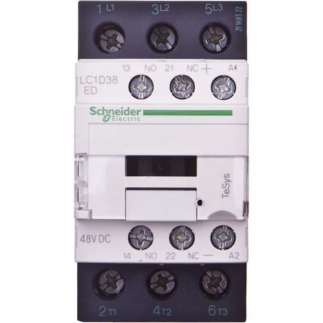 TeSys Deca Leistungsschütz 38A 3P 48V DC 1Ö 1Ö LC1D38ED