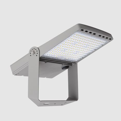 LED Fluter ein Modul Premium 160lm/W IP66  Dimmbar 0-10V Pyros II 5000K Typ 3 S1 130x60 Kaltweiß 200 W (1/5)