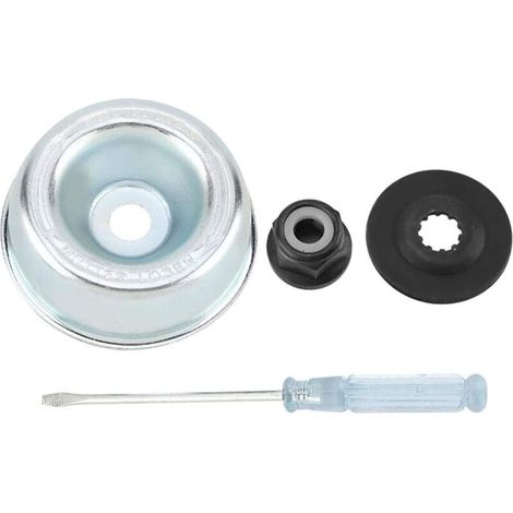 Kit de Maintenance d'accessoires pour Adaptateur Tondeuse à Gazon pour Stihl Rondelle de Butée, Plaque de Support, écrou de Collier Tournevis de Maintenance kit Fixation de l'adaptateur de lame (1/5)