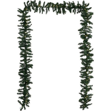 [GEBRAUCHT] B-Ware Sirius LED-Girlande Anton mit Timer Weihnachtsgirlande Dekogirlande 150 LED grün (1/2)