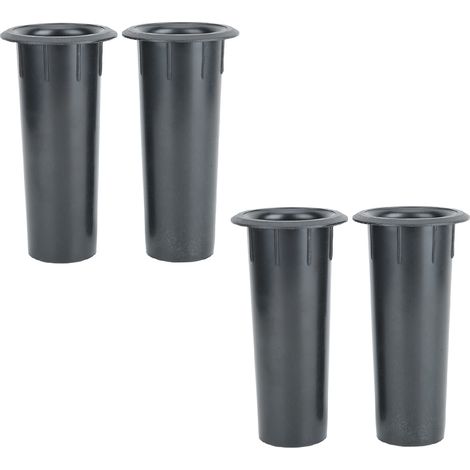 Kit de 4 Tubes d'Évent pour Haut-parleur de Subwoofer 4-6 Pouces avec Trou de 45mm