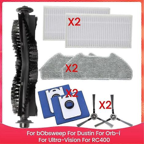Kit de pièces de rechange pour aspirateur Bobsweep, Dustin, Ultra-Vision et RC400, accessoires pour aspirateur (1/5)