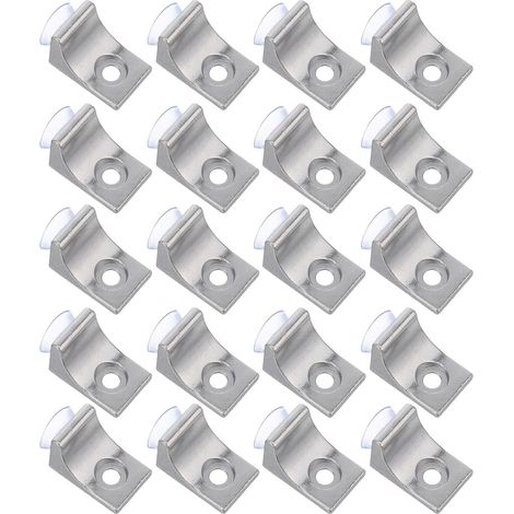 Halterungen aus Aluminiumlegierung für Glasregale Stifte für